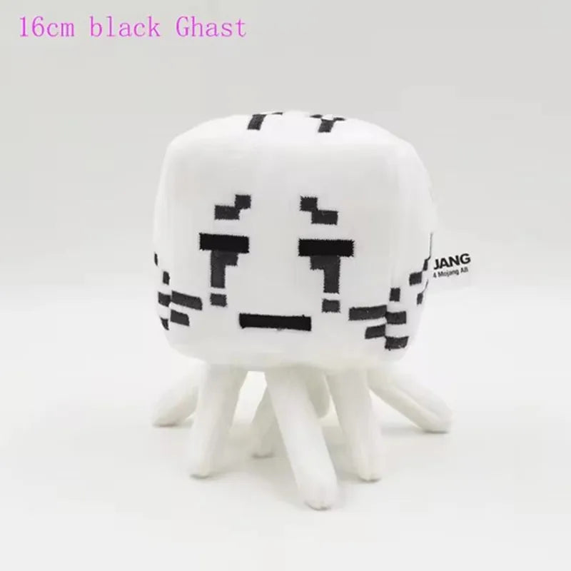 لعبة MC Ghast المحشوة المصنوعة من القطيفة مقاس 16 سم، دمية MC Ghost المحشوة للأطفال