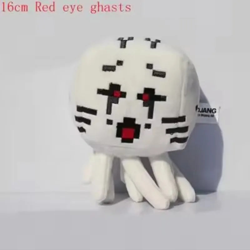 لعبة MC Ghast المحشوة المصنوعة من القطيفة مقاس 16 سم، دمية MC Ghost المحشوة للأطفال