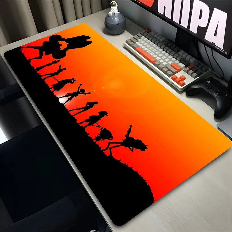 Anime Mouse Pad Gamer Computer Accessories Desk Mat 900x400 Playmat Gaming Office Deskmat Mousepad O-one P-piece Large Pc Carpet